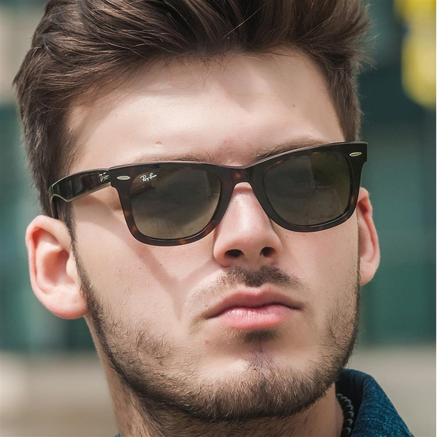 Lentes de Sol Ray Ban Wayfarer RB2140 902 Color Habana Talla 50mm 5