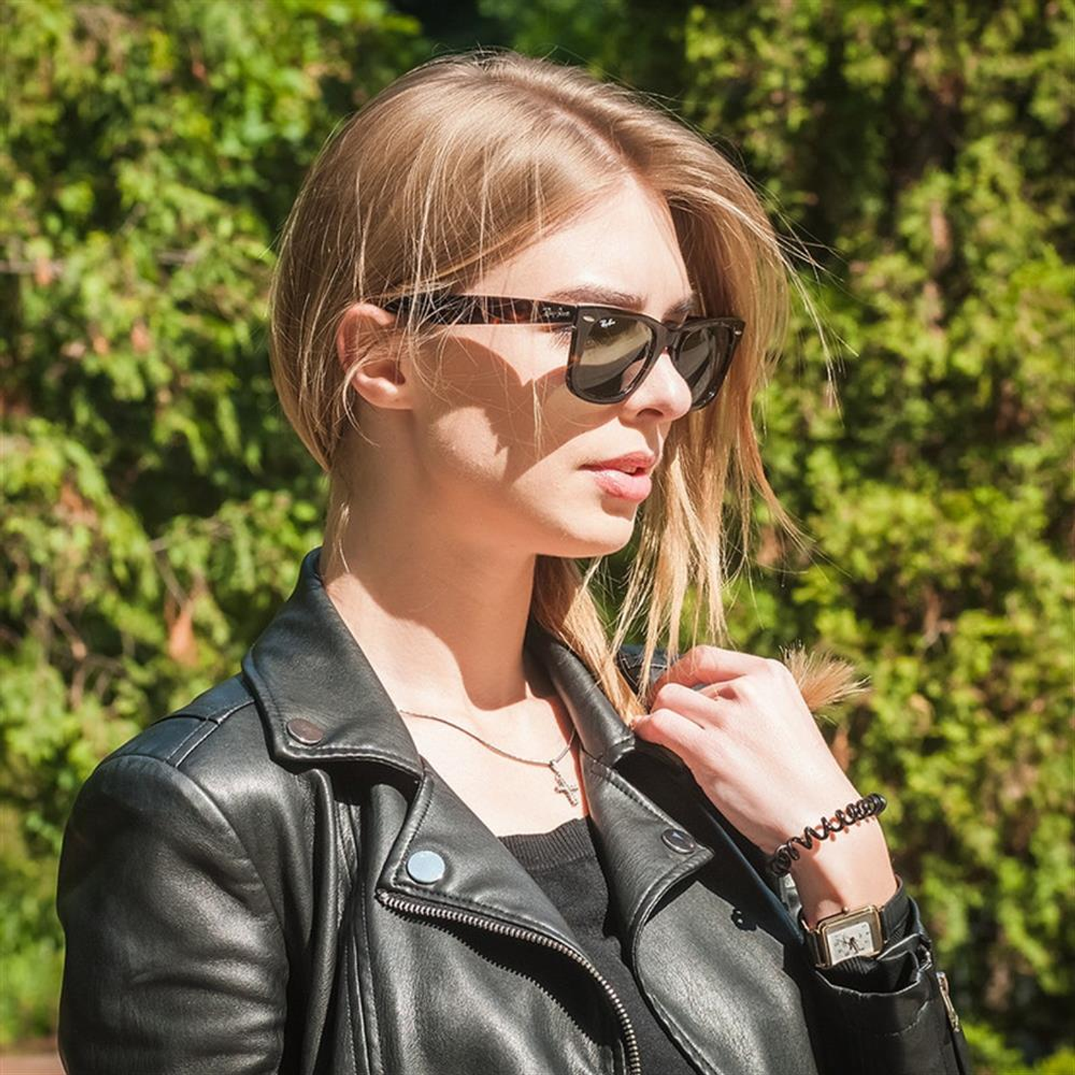 Lentes de Sol Ray Ban Wayfarer RB2140 902 Color Habana Talla 50mm 6