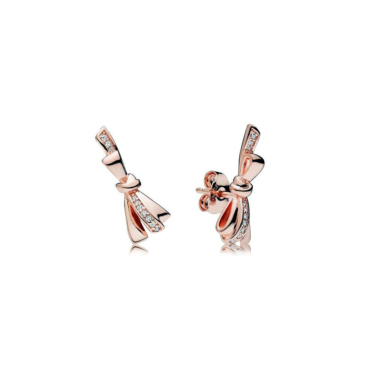 Aretes Pendientes Pandora Rose Lazo Brillante 287234CZ Plata 925 1