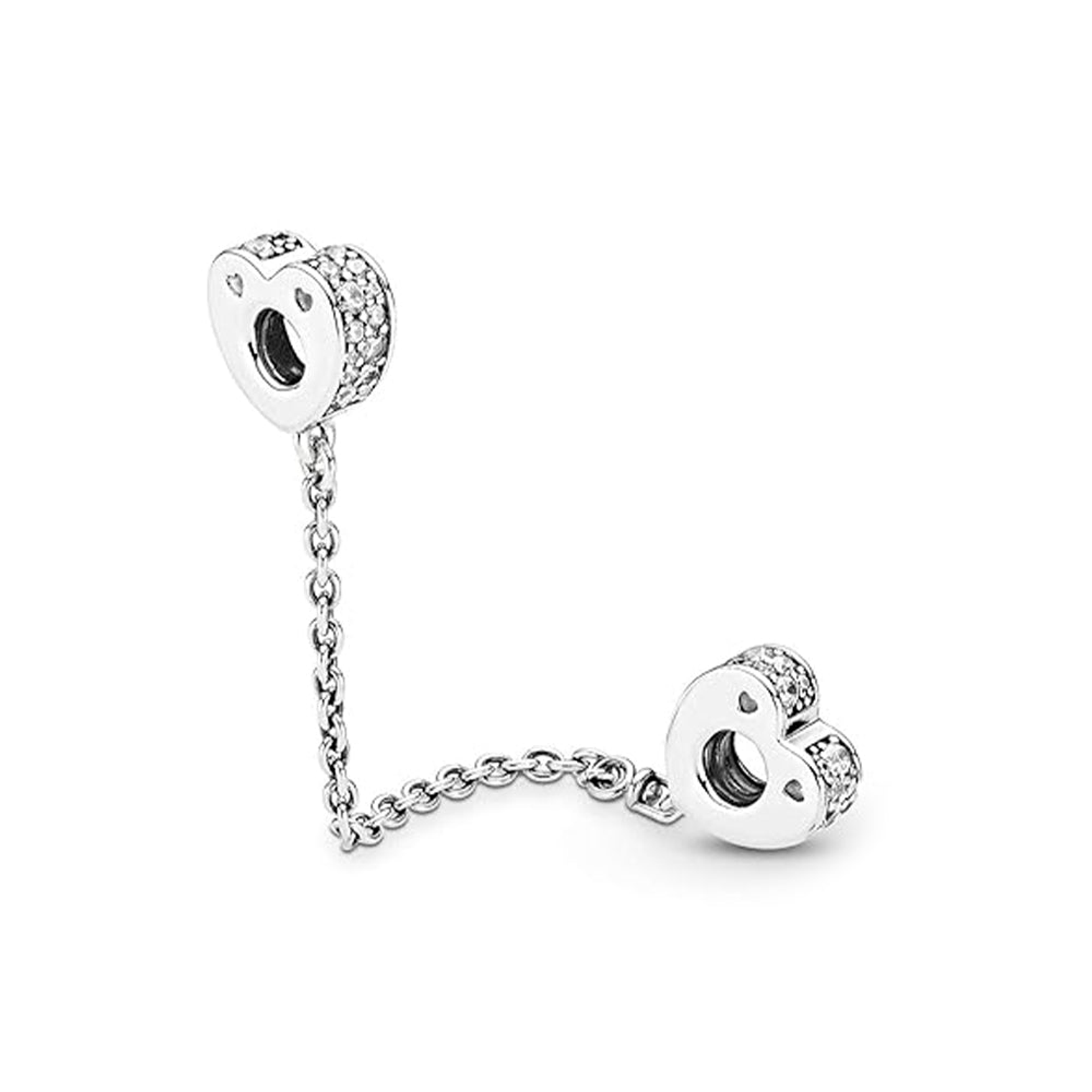 Cadena de Seguridad Pandora Inspiracion Pave Circonicas Cubicas 797138cz en Plata 925 2