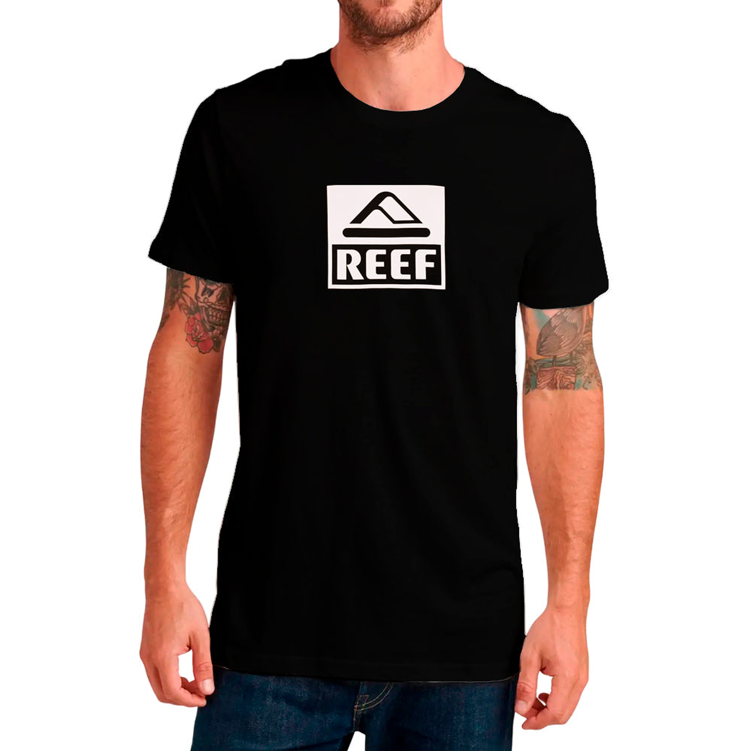 Polo para Reef Original RF-00010-BLK Verano Logo Color Blanco Talla L 1