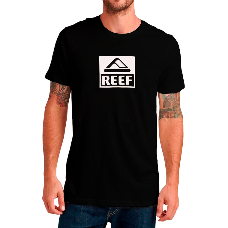 Polo para Reef Original RF-00010-BLK Verano Logo Color Blanco Talla L 1