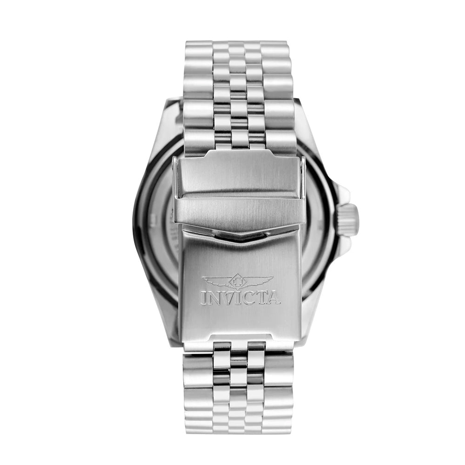 Reloj Análogo Invicta Original 44708 Pro Diver Hombre Acero Plateado Azul y Rojo 5