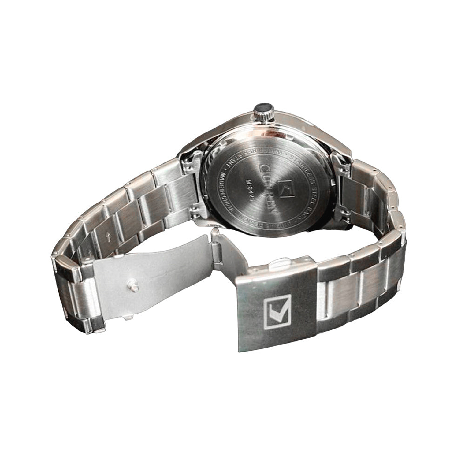 Reloj Análogo Curren Original para Hombre KRED9303 Azul en Acero Inoxidable Color Plateado 2