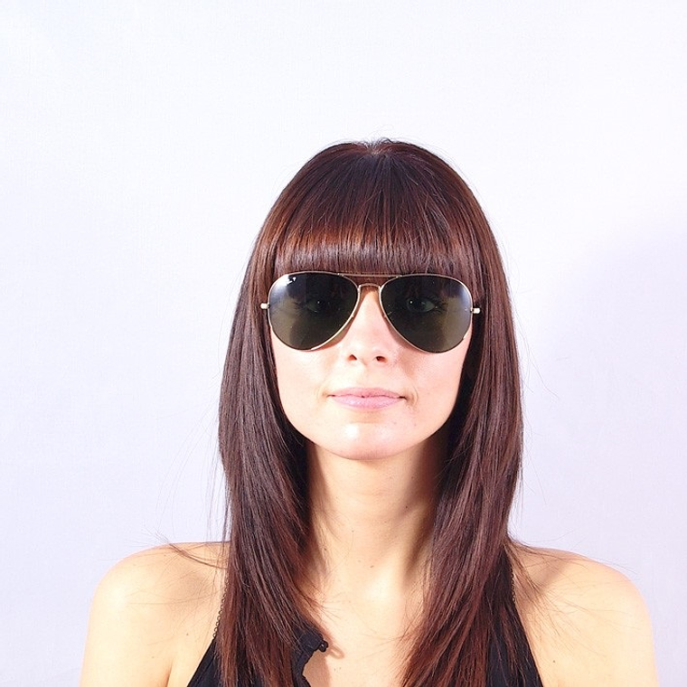 Lentes de Sol Ray Ban Polarizados RB3026 001/58 Color Dorado Talla 62mm 6