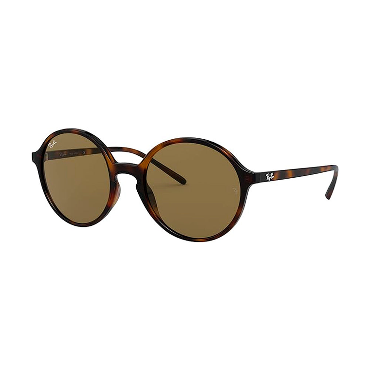 Lentes de Sol Ray Ban Round RB4304 710/73 Color Marron Talla 53mm 1