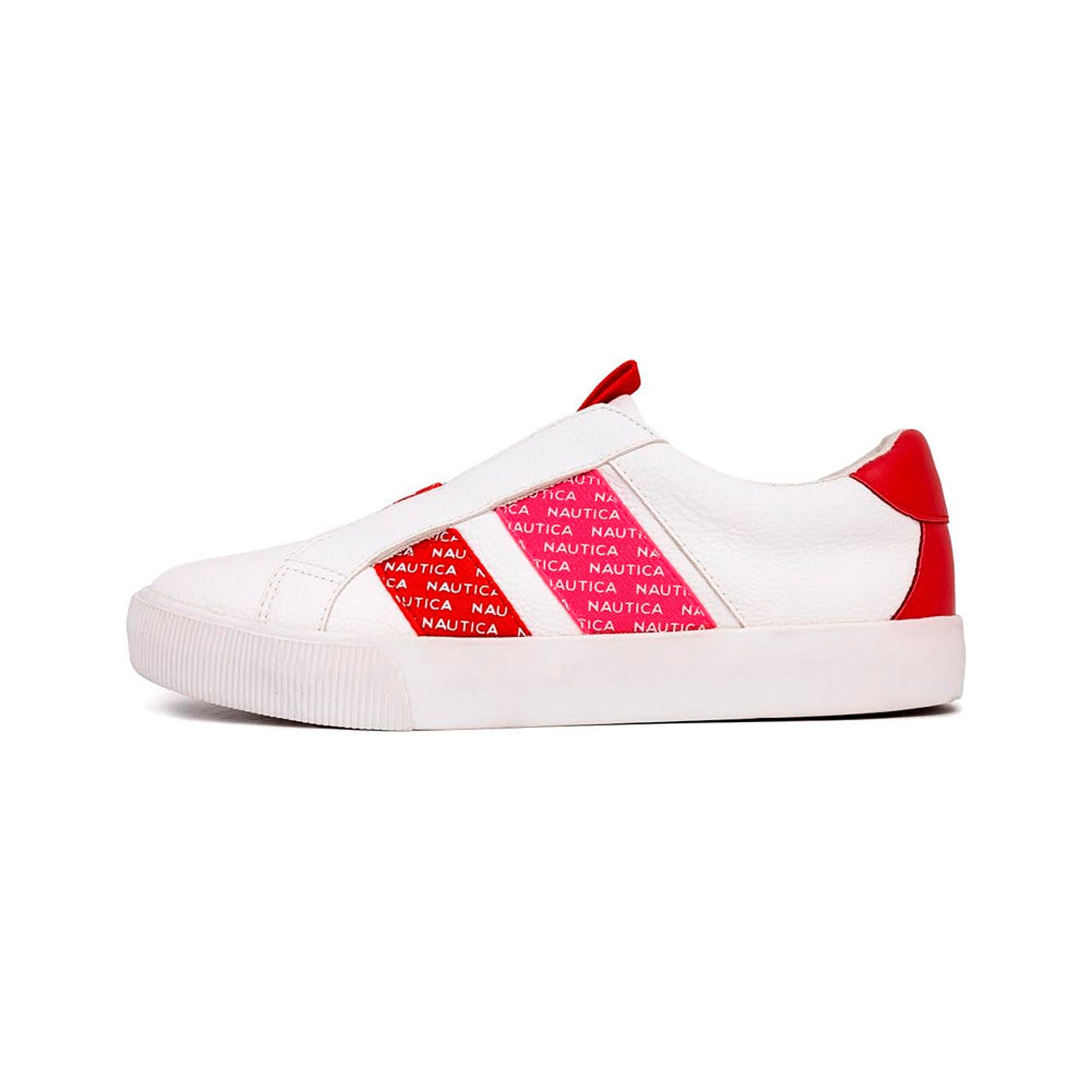Zapatillas Nautica KW3255 Color Blanco/Rosado Para Mujer Talla 39 1