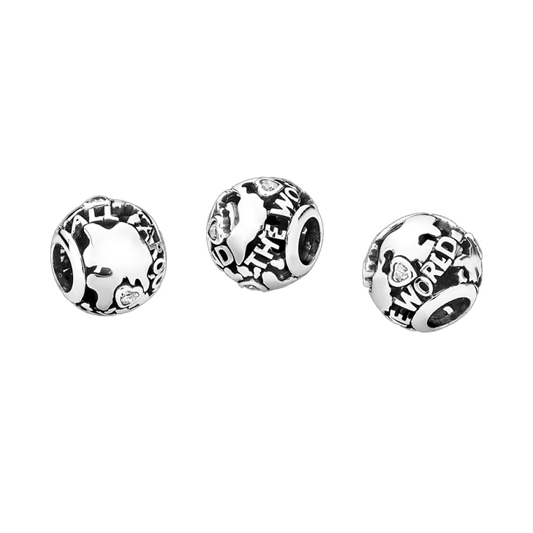 Charm Dije Pandora Original para Mujer 791718CZ Around the World Plata 925 2