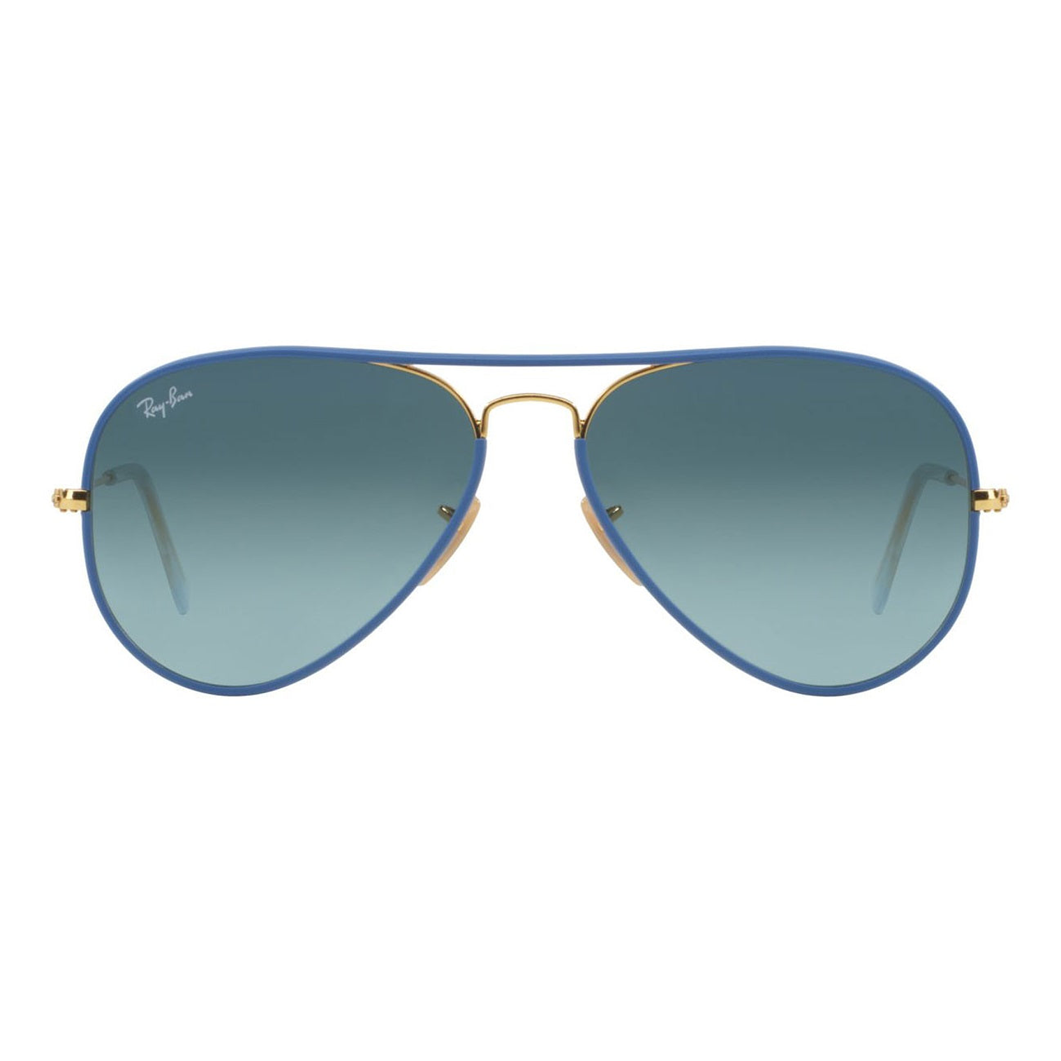 Lentes de Sol Ray Ban Aviator Full Color RB3025JM 001/4M Color Azul Talla 58mm 3