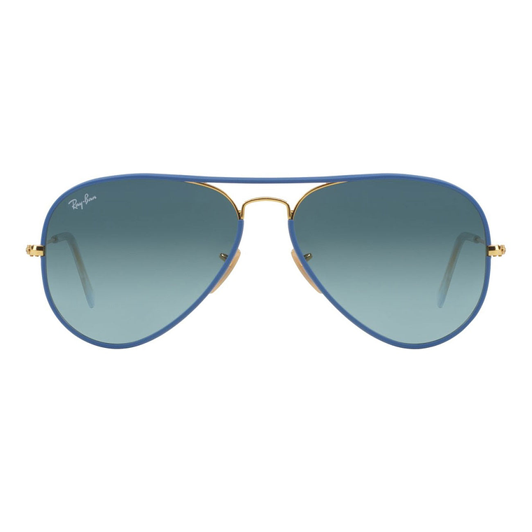 Lentes de Sol Ray Ban Aviator Full Color RB3025JM 001/4M Color Azul Talla 58mm 3