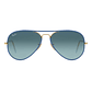 Lentes de Sol Ray Ban Aviador Full Color RB3025JM 001/4M Color Dorado Talla 58mm - Miniatura 3