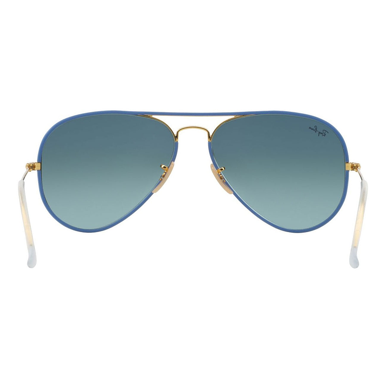 Lentes de Sol Ray Ban Aviator Full Color RB3025JM 001/4M Color Azul Talla 58mm 4