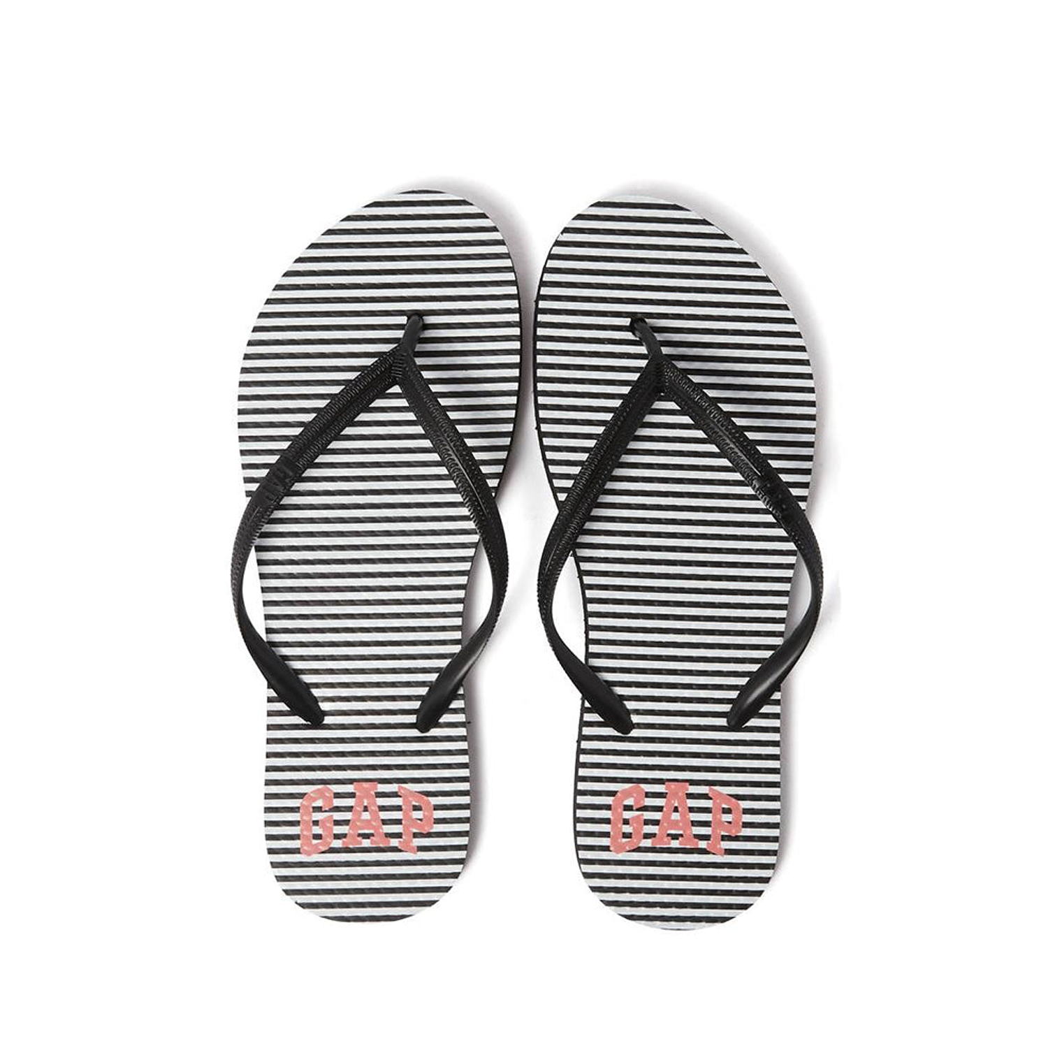 Sandalias Gap flip flop Color Blanco y Negro Para Mujer 4