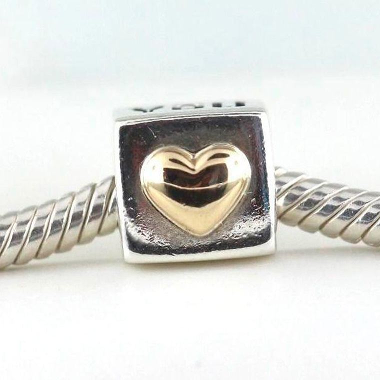 Charm Dije Pandora Original para Mujer 790200 Cubo Te Amo Plata 925 3