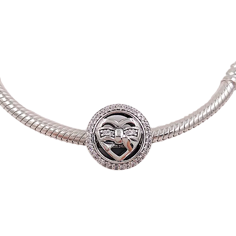 Charm Dije Pandora Original para Mujer 792146CZ Nudos de Amor Plata 925 4