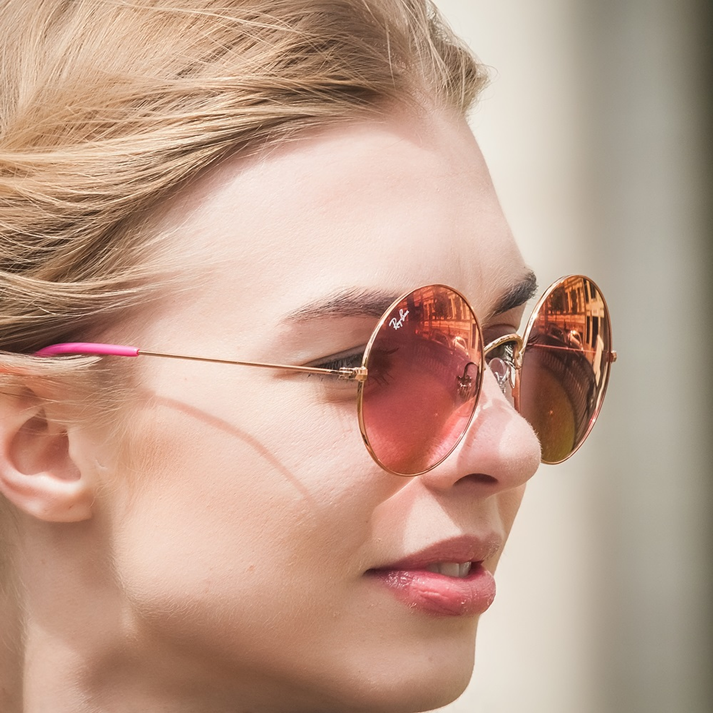 Lentes de Sol Ray Ban Ja-Jo RB3592 9035/F6 Color Rosado Talla 55mm 6