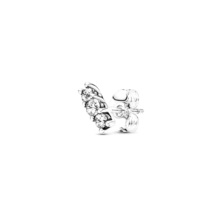 Aretes Pendientes Pandora Tira de Circonitas Tipo Topo 290725CZ Plata 925 4
