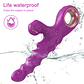 Consolador Vibrador Succionador de Clitoris Tluda ZD021-C En Silicona Medica - Miniatura 2