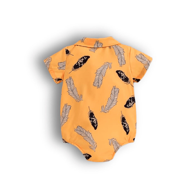 Enterizo Amababa Color Amarillo Para Bebe de 0 - 3 Meses 3