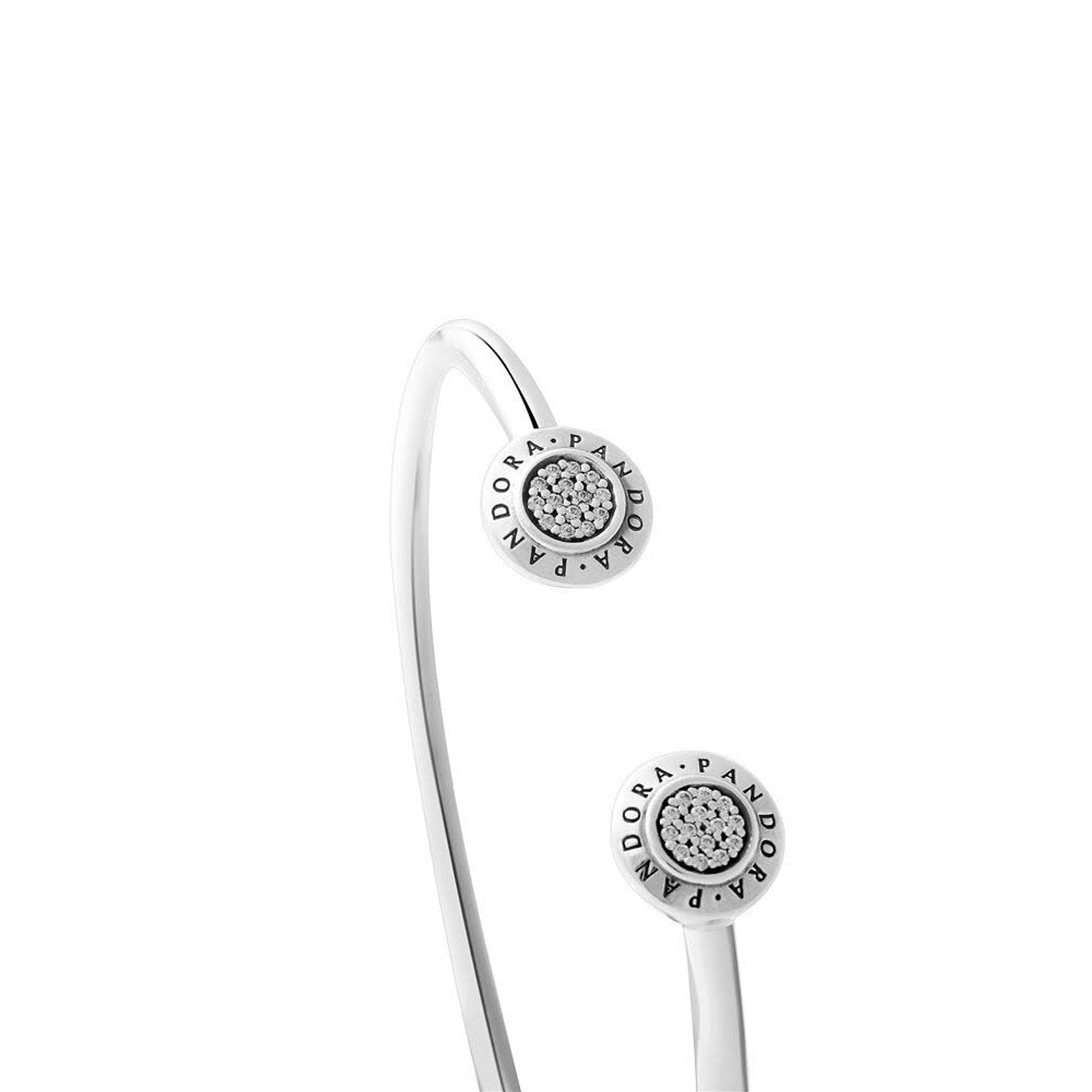 Pulsera Brazalete Pandora Estilo Liso y Libre 590528CZ en Plata 925 Talla 18cm 3