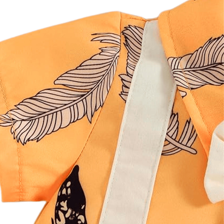 Enterizo Amababa Color Amarillo Para Bebe de 0 - 3 Meses 4