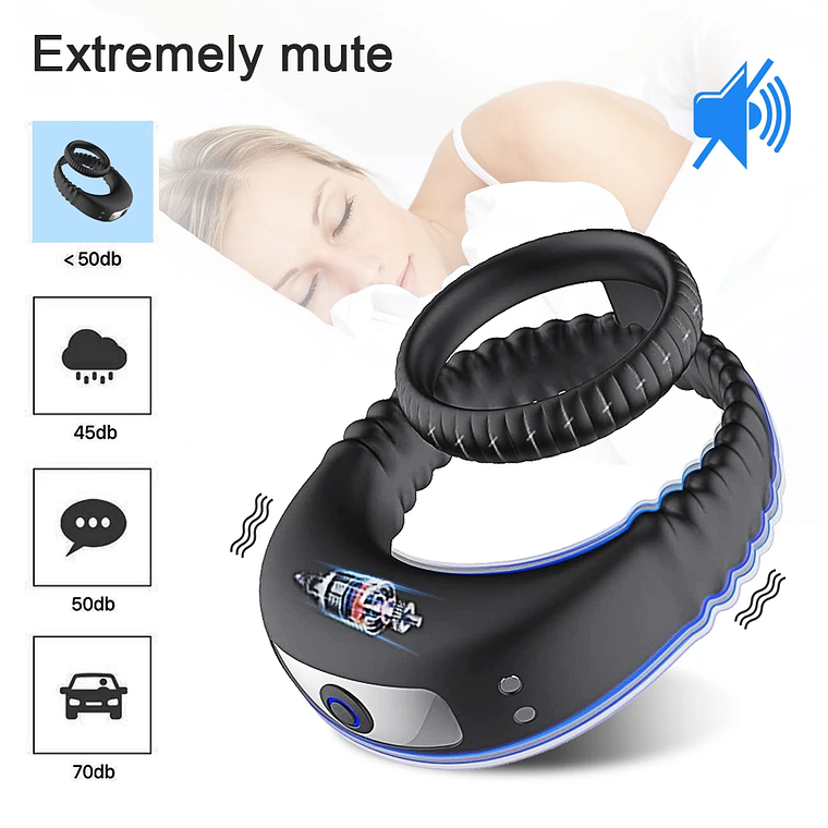 Anillo retardante de Eyaculacion Tluda SJH10 En Silicona Medica 4