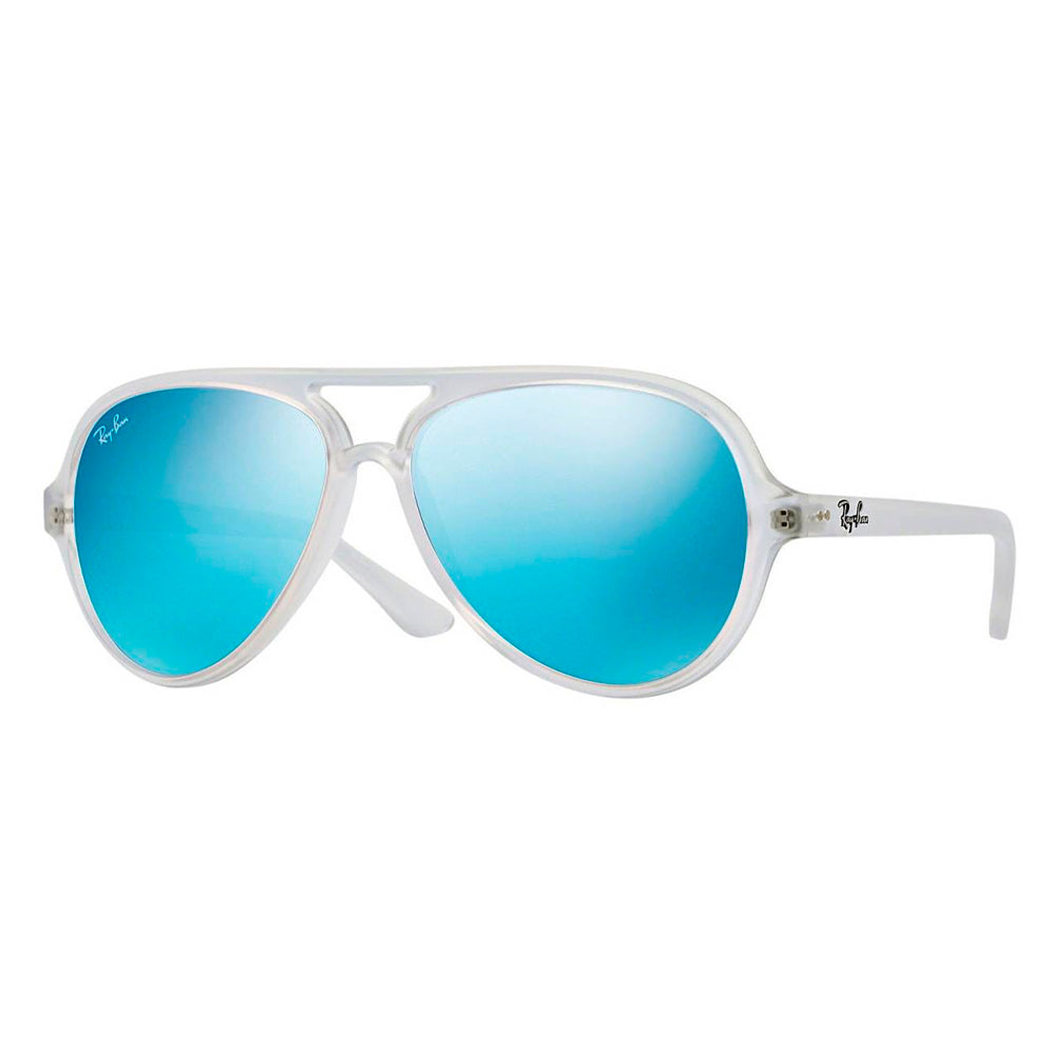 Lentes de Sol Ray Ban Espejado RB4125 646/17 Color Blanco Talla 59mm 1