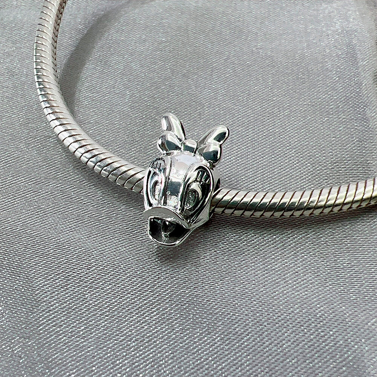 Charm Dije Pandora Original para Mujer 792137 Pata Daisy Plata 925 5