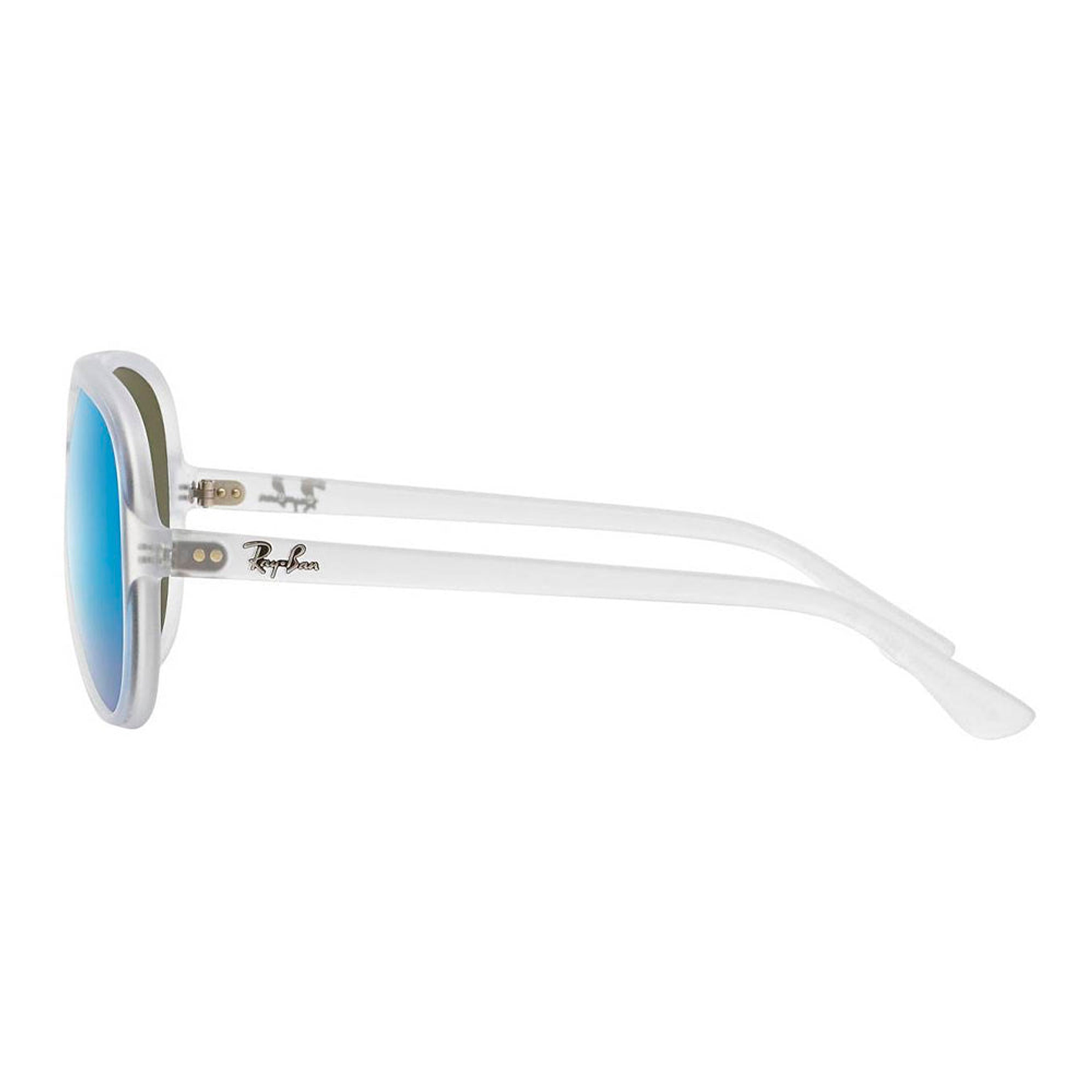 Lentes de Sol Ray Ban Espejado RB4125 646/17 Color Blanco Talla 59mm 2