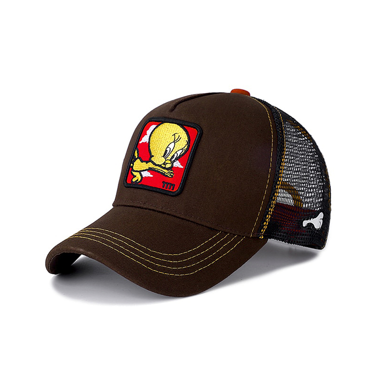 Gorra estilo Beisbol Snapback Malla Piolin Marron 1
