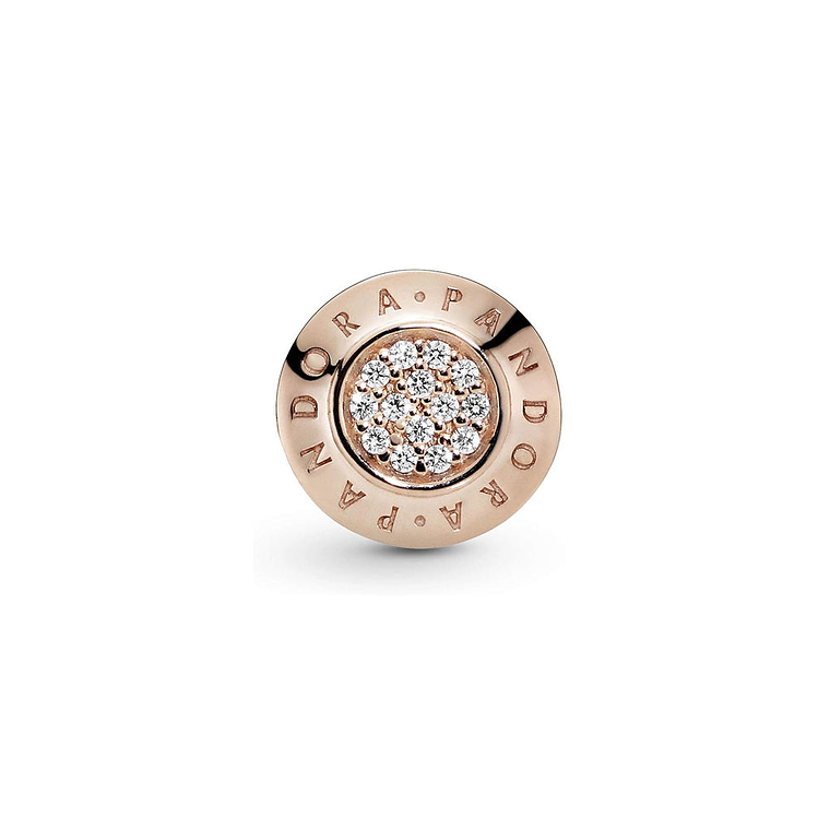 Aretes Pendientes Pandora Rose Redondo con 14 Circonitas Incrustadas 280559CZ Plata 925 4