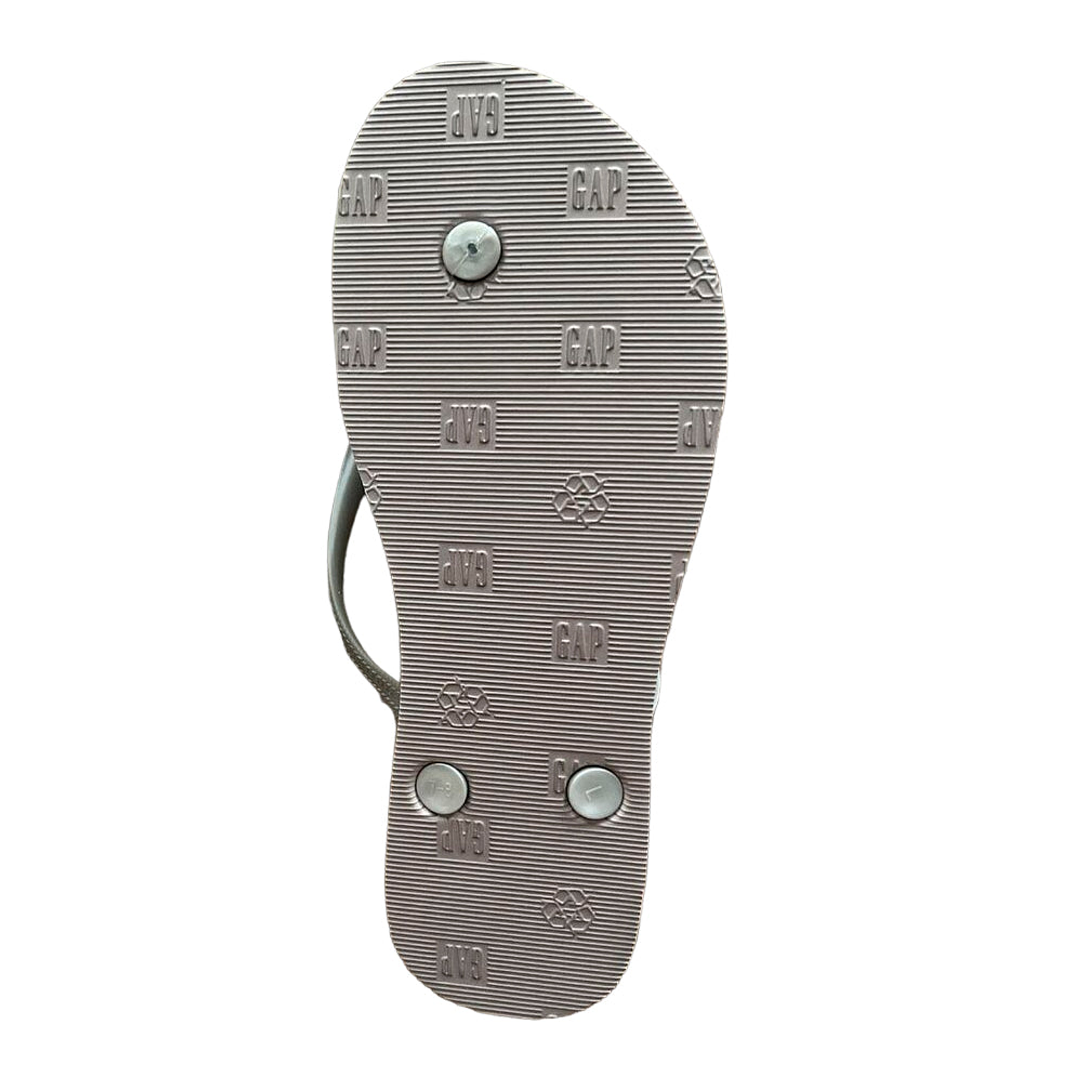 Sandalias Gap flip flop Color Perla Para Mujer 4