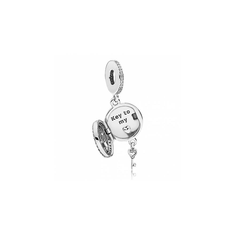 Charm Colgante Pandora Original para Mujer 797660CZ Llave de Amor s925 2