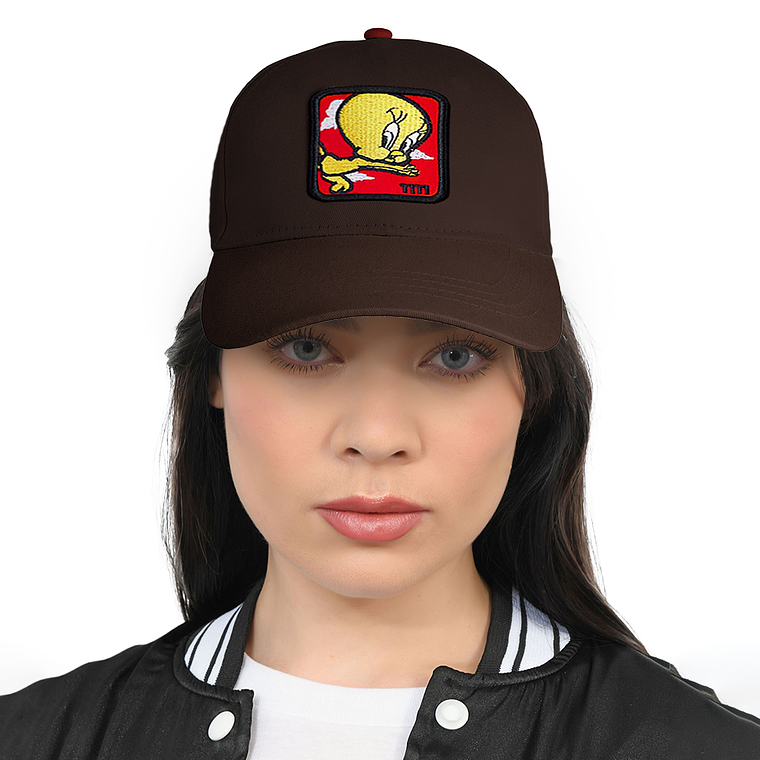 Gorra estilo Beisbol Snapback Malla Piolin Marron 3