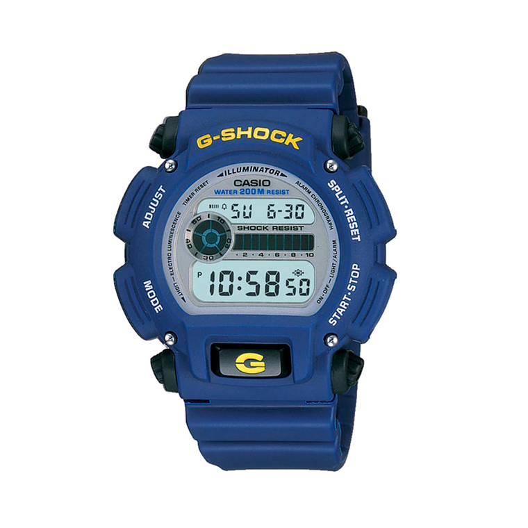Reloj Digital Casio Original DW9052-2VCG para Hombre en Resina Color Azul 1