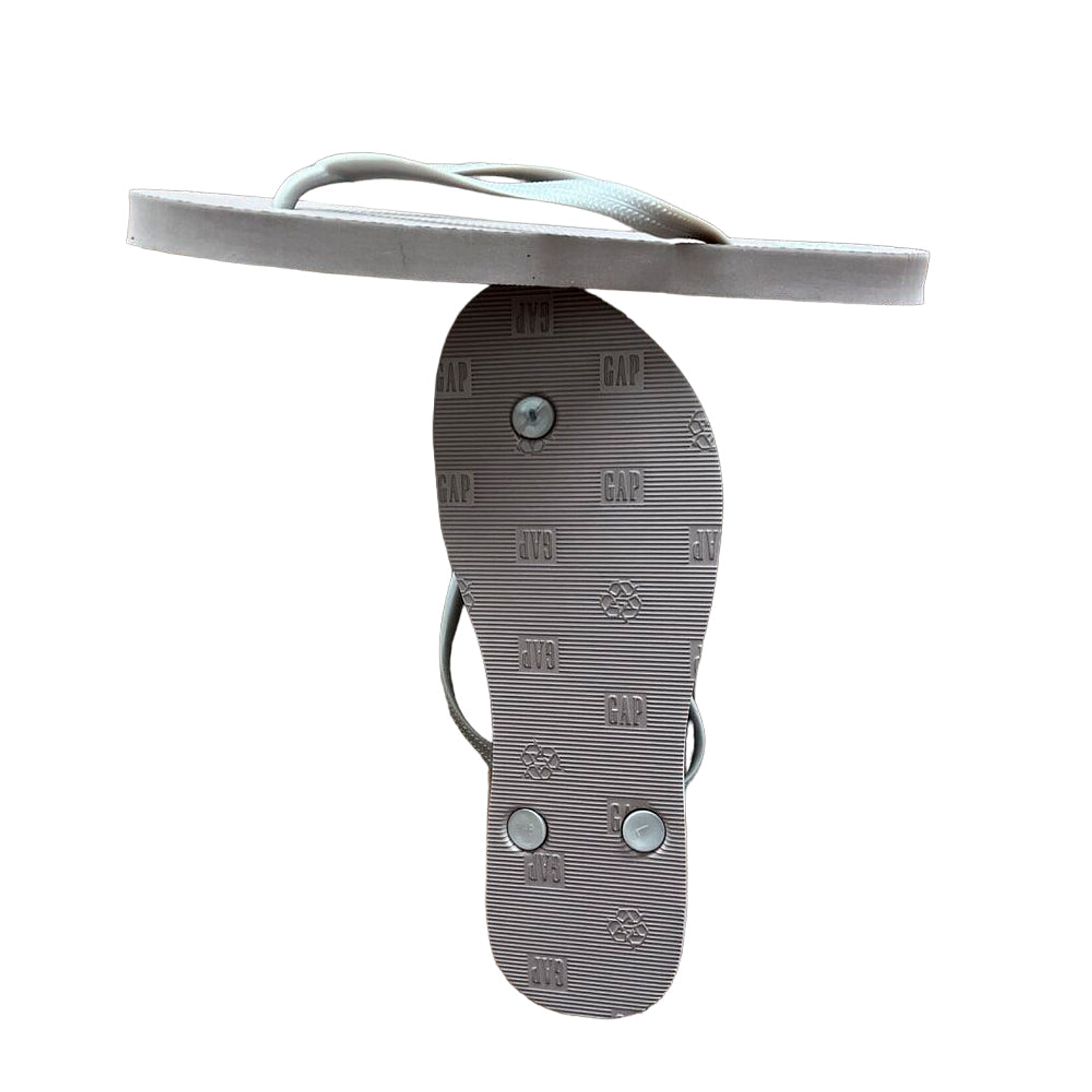 Sandalias Gap flip flop Color Perla Para Mujer 6