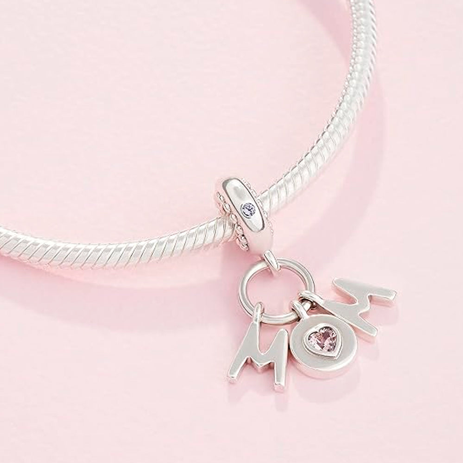 Charm Colgante Pandora Original para Mujer 797059NSP Perect Mom Plata s925 4