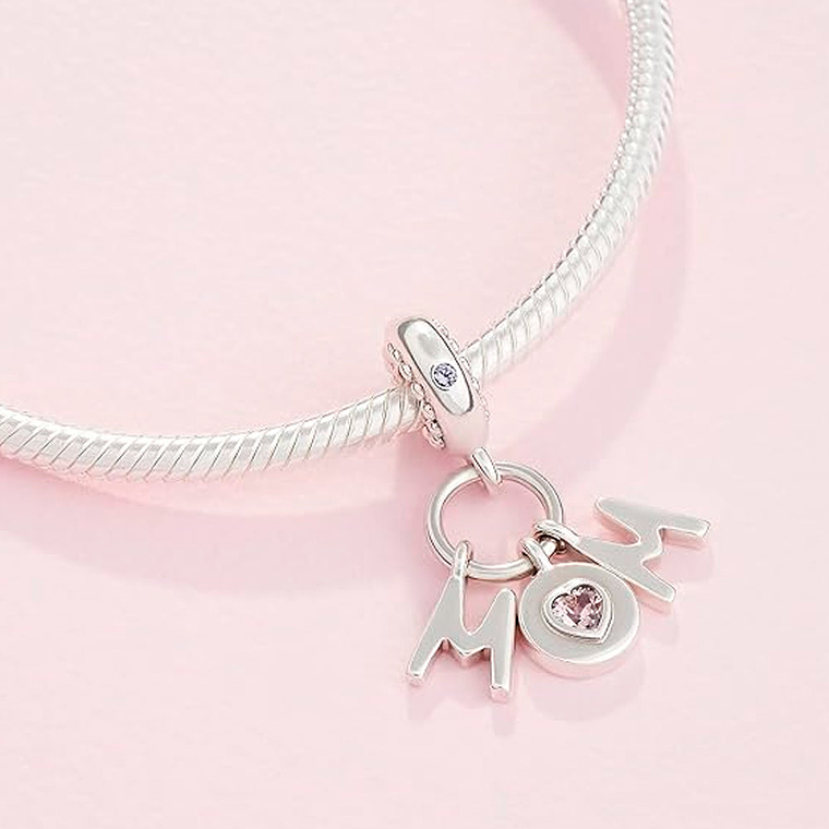 Charm Colgante Pandora Original para Mujer 797059NSP Perect Mom Plata s925 4