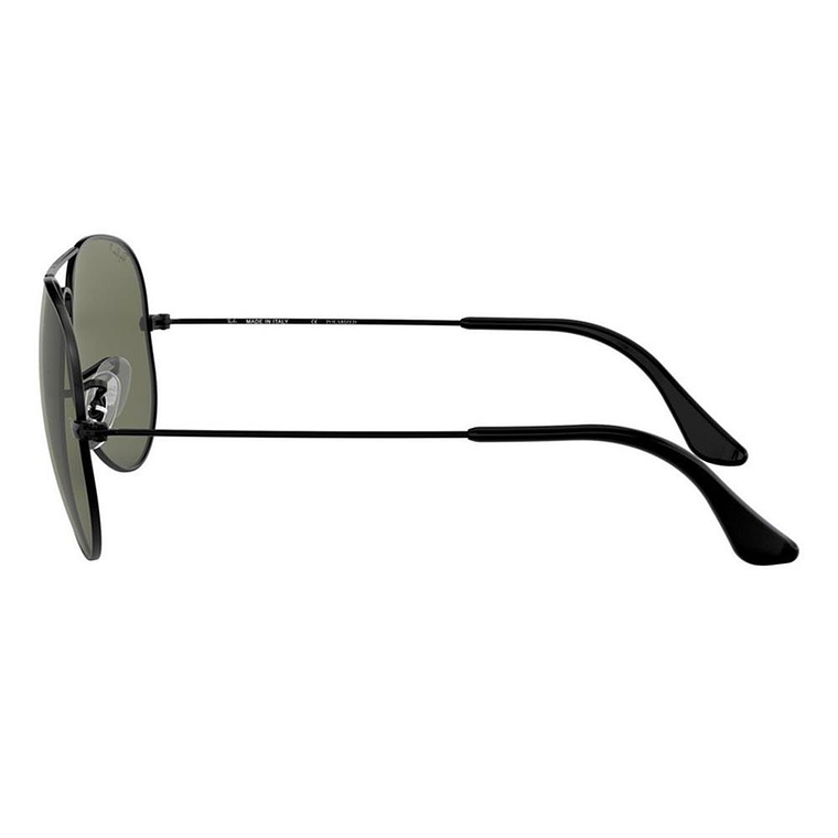 Lentes de Sol Ray Ban Aviador Polarizados RB3025 002/58 Color Negro Talla 58mm 2
