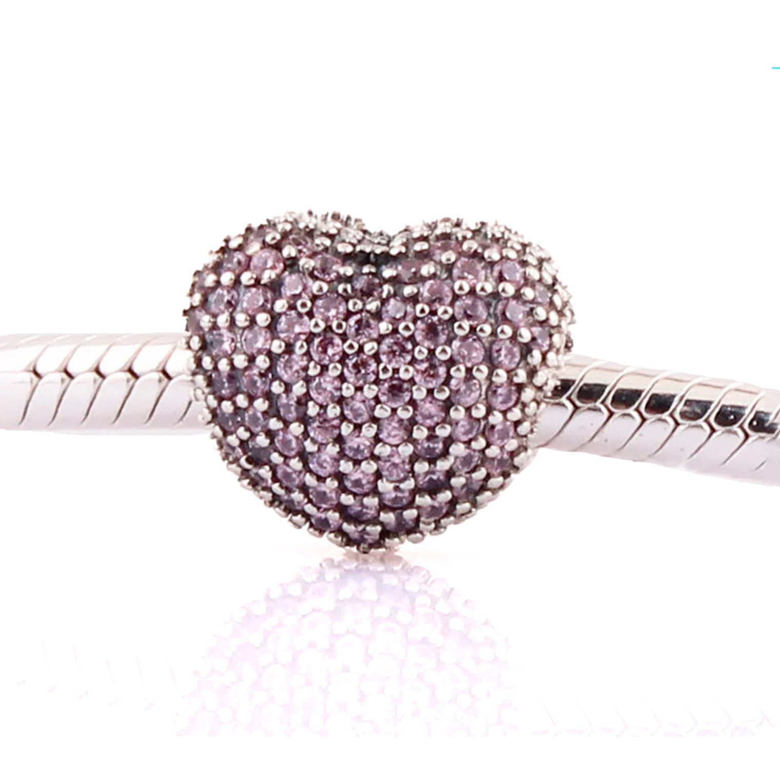 Clip Pandora Original para Mujer 791427PCZ Sterling Silver Open My Heart s925 4