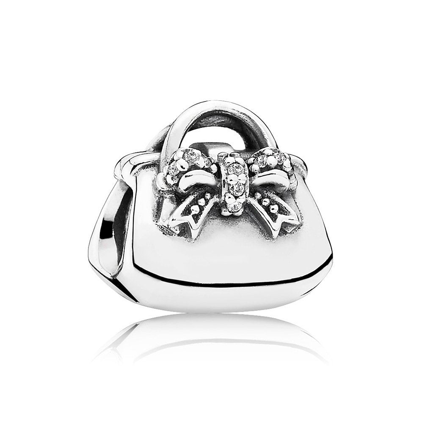 Charm Dije Pandora Original para Mujer 791534CZ Bolso Brillante Plata s925 1