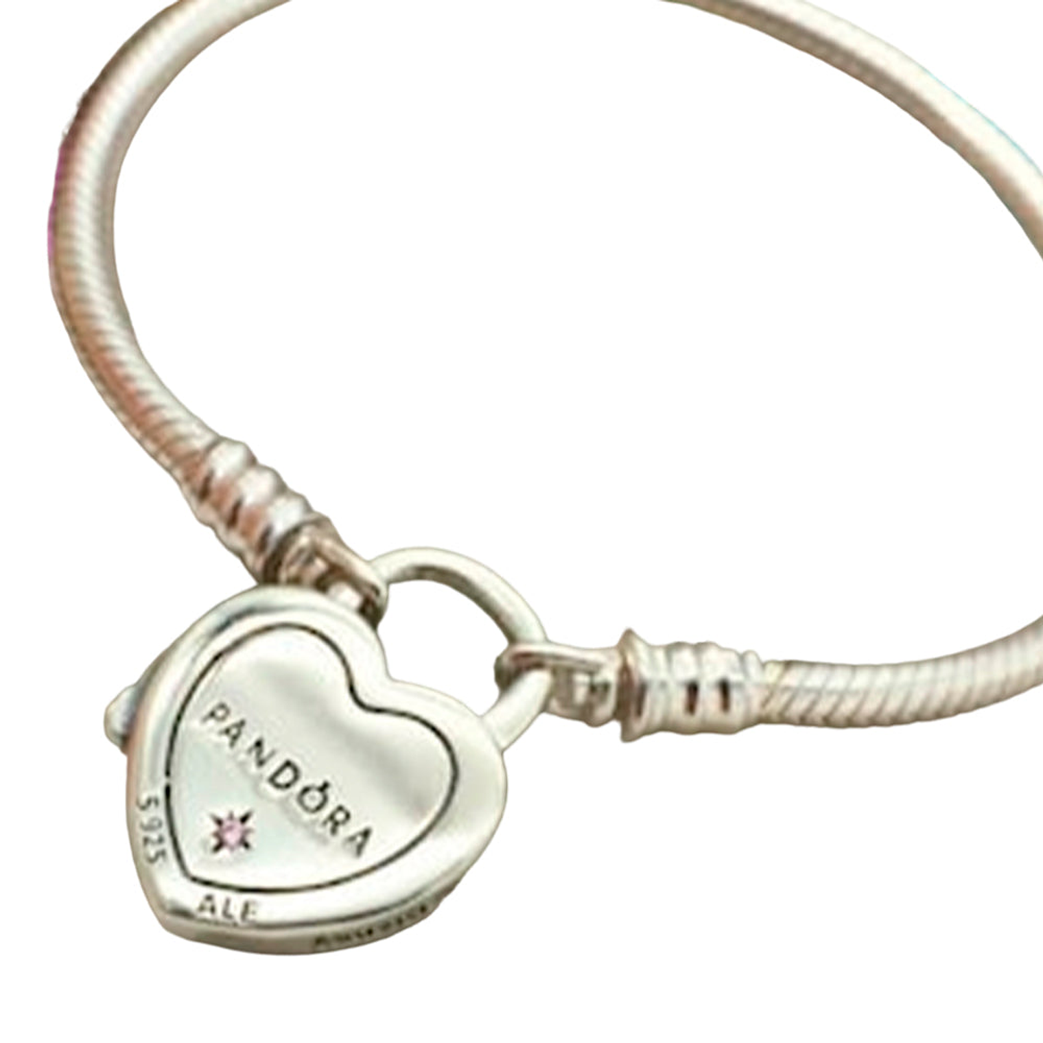 Pulsera Brazalete Pandora Cierre Candado Castillo Fantasilandia 597993PCZMX Plata 925 Talla 18cm 4