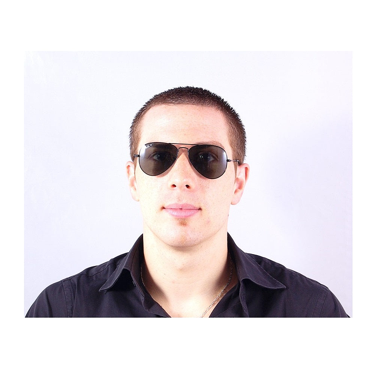 Lentes de Sol Ray Ban Aviador Polarizados RB3025 002/58 Color Negro Talla 58mm 5