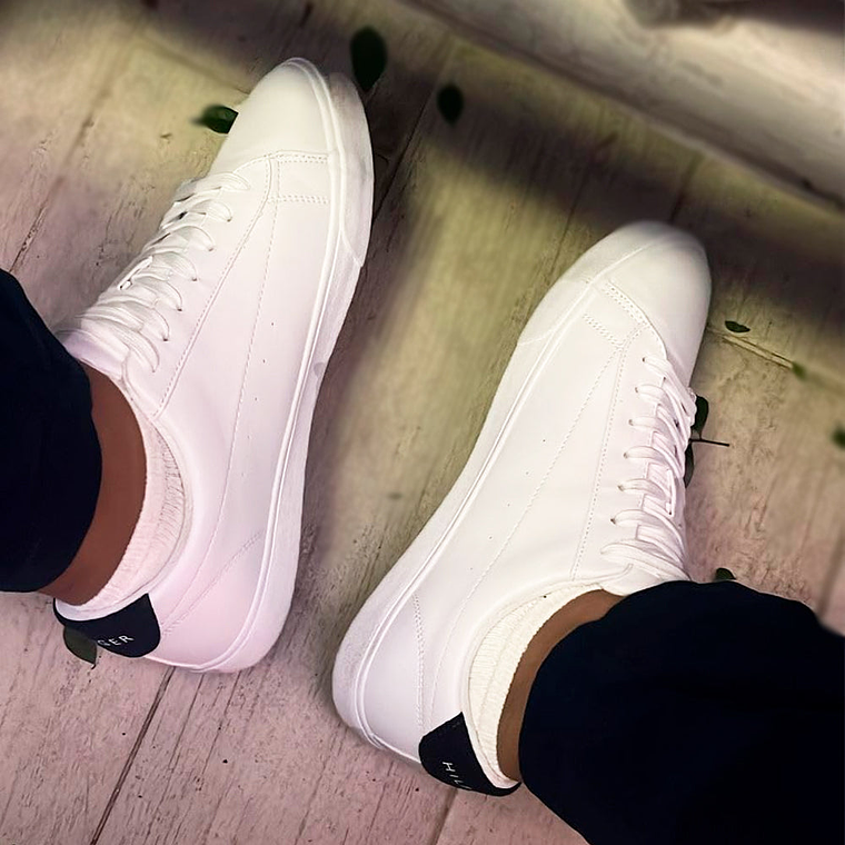 Zapatillas Tommy Hilfiger Risher Original Color Blanco Unisex 6