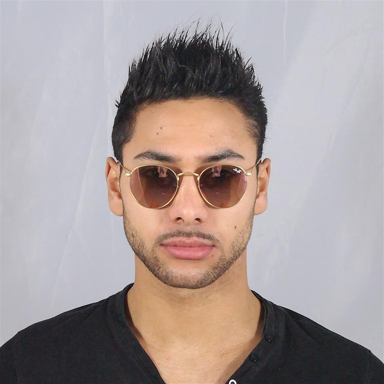 Lentes de Sol Ray Ban Espejado RB3447 112/Z2 Color Rosado Talla 50mm 5