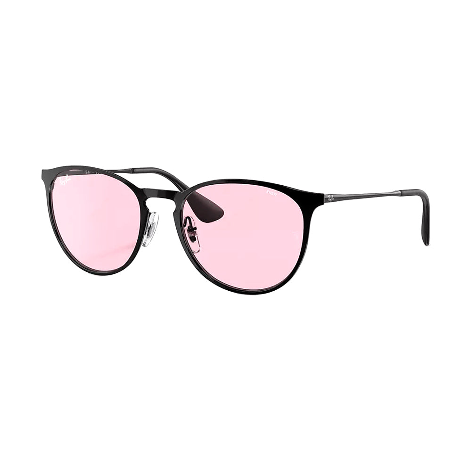Lentes de Sol Ray Ban Erika Metal RB3539 002/Q3 Negro Lunas Rosa 1