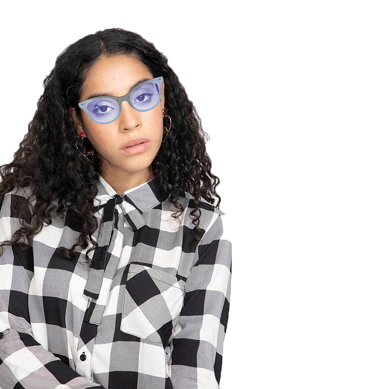 Lentes De Sol Ray Ban Blaze Cat Eye RB3580N 9039/1U Ojo De Gato 43mm 5