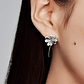 Aretes Pendientes Pandora Trebol de Cuatro Hojas 297908CZ Plata 925 - Miniatura 4