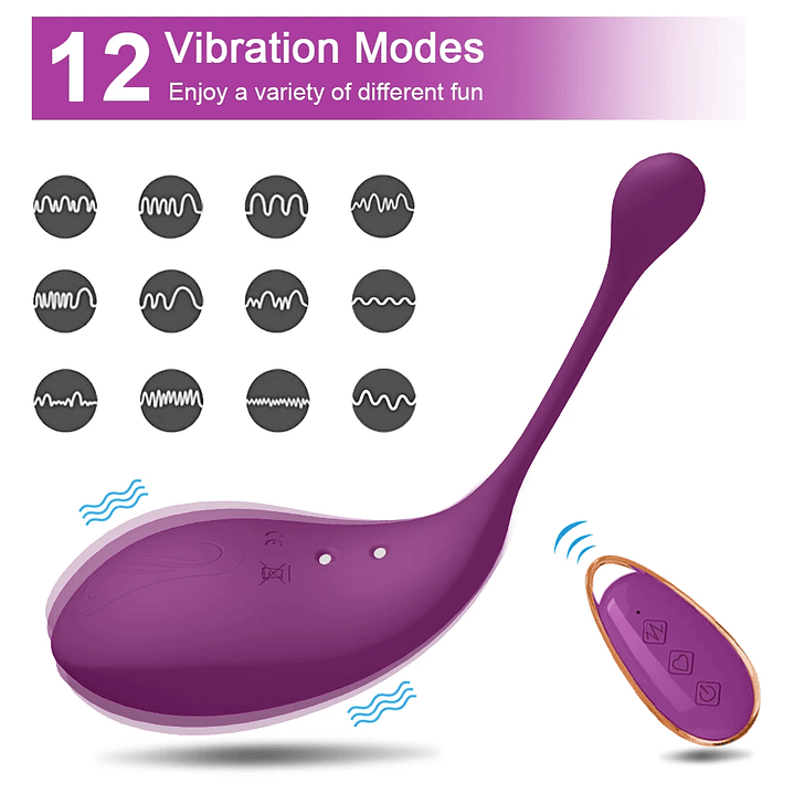 Vibrador Inalambrico con control remoto Tluda TD001 En Silicona Medica 2