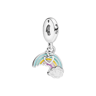 Charm Colgante Pandora Original para Mujer 797016ENMX Arcoiris del amor s925